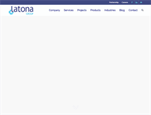 Tablet Screenshot of latona-group.com